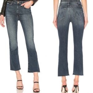 mother hustler ankle fray jeans (bake sale brawl)